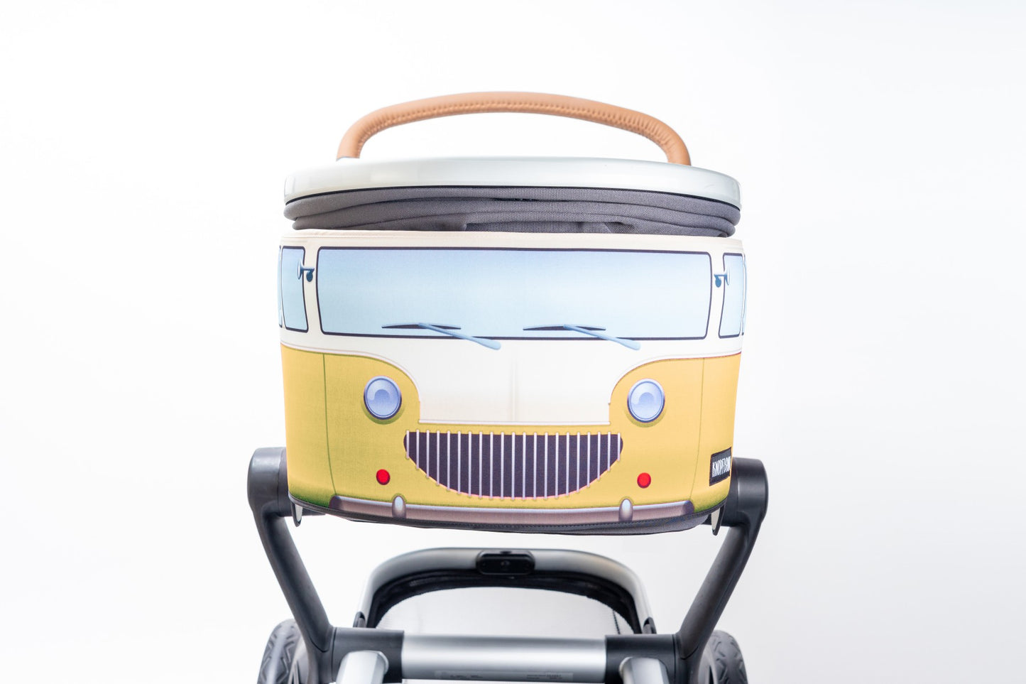 Kinderwagenhülle Vintage Bus "gelb"